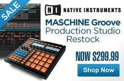 MF MD DR Native Instruments MASCHINE Groove Production Studio restock 05-01-13